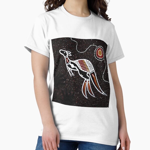 Item preview, Authentic Aboriginal Art -  Kangaroo (Black) designed and sold by HogarthArts.
