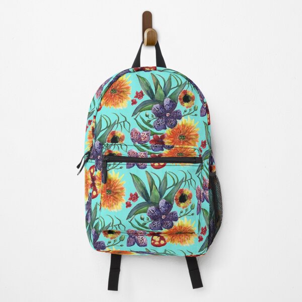 Item preview, Tropical flowers pattern, beach decor, floral pattern, summer decor, watercolor designed and sold by discolemons.