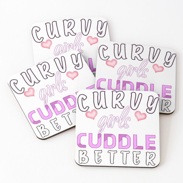 Item preview, curvy girls cuddle better  designed and sold by Havic  Tees.
