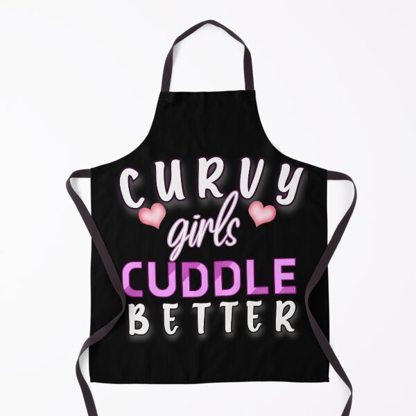 Item preview, curvy girls cuddle better designed and sold by Havic Tees.