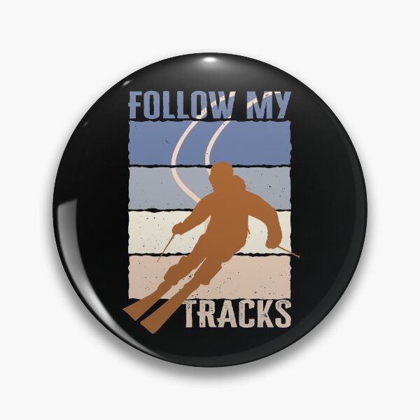 Item preview, Funny Skiing quote, Follow my tracks. Gift for ski lovers designed and sold by AS-Shirts.