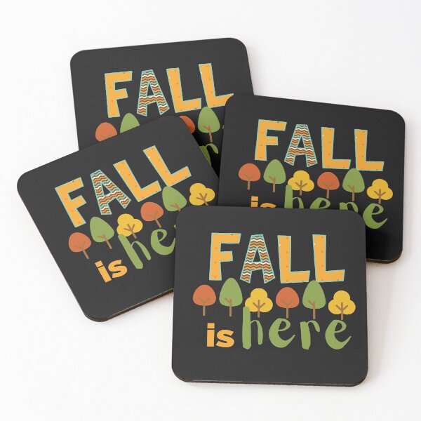 Item preview, Fall is here design with text and tree illustration designed and sold by FayNdesigns.