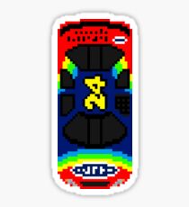 Racing Pixel Art: Jeff Gordon 1998 Sticker