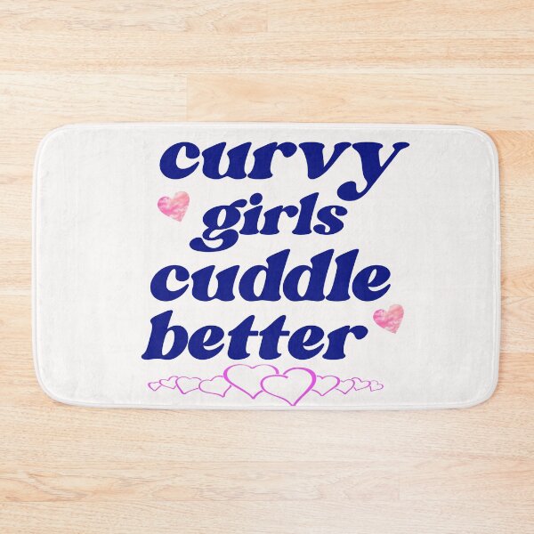 Item preview, curvy girls cuddle better  designed and sold by Havic  Tees.
