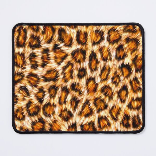 Item preview, Leopard faux fur effect animal print designed and sold by Julieford.