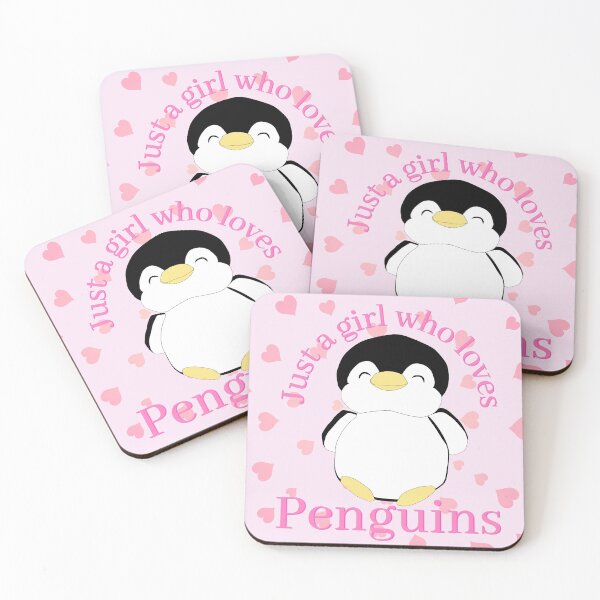 Item preview,  A Girl Who Loves Penguins kawaii hearts designed and sold by brendanre.