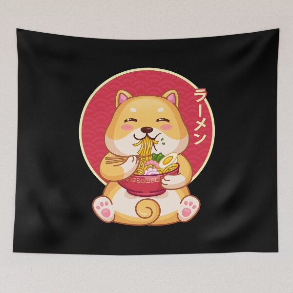 Item preview, Kawaii Shiba Inu Ramen Noodles Bowl designed and sold by Wishinglob.