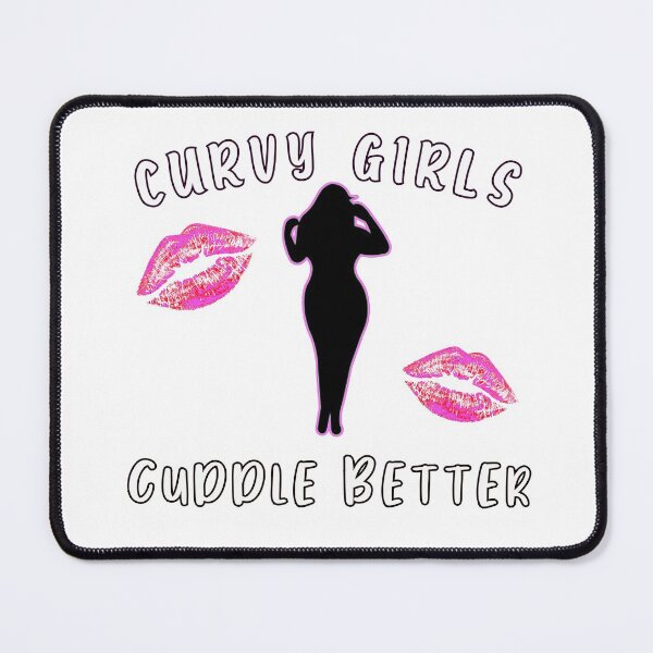 Item preview, curvy girls cuddle better  designed and sold by Havic  Tees.