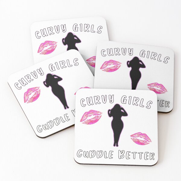 Item preview, curvy girls cuddle better  designed and sold by Havic  Tees.