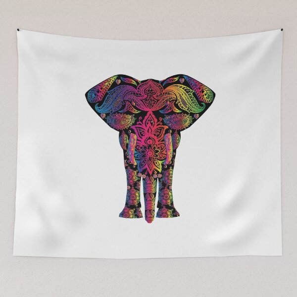 Item preview, Ornate Elephant Mandala Indian  designed and sold by Abdelal.
