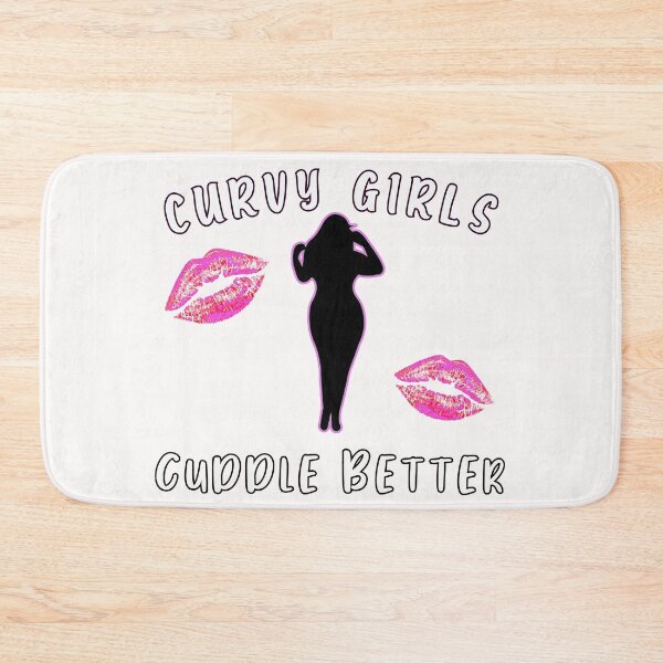 Item preview, curvy girls cuddle better  designed and sold by Havic  Tees.
