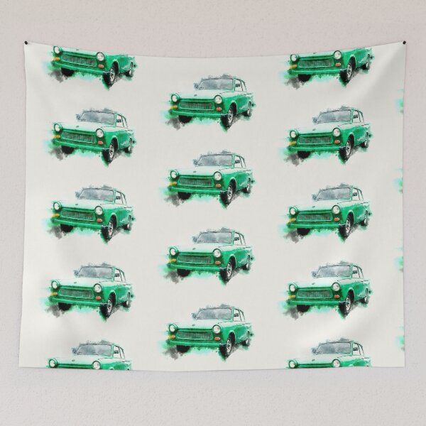 Item preview, Green Trabi Trabant 601 S East Germany Iconic Car designed and sold by Andreea Eva Herczegh.