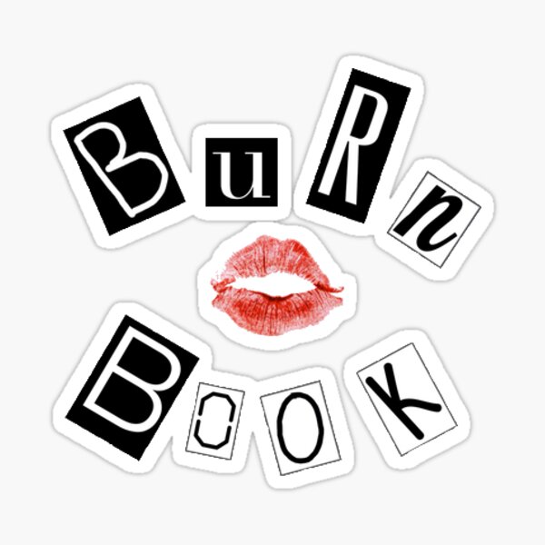 Burn Book Stickers, Unique Designs