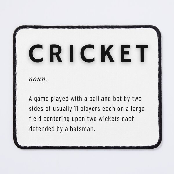 Item preview, Definition Of The Game Of Cricket designed and sold by PHLDesign.