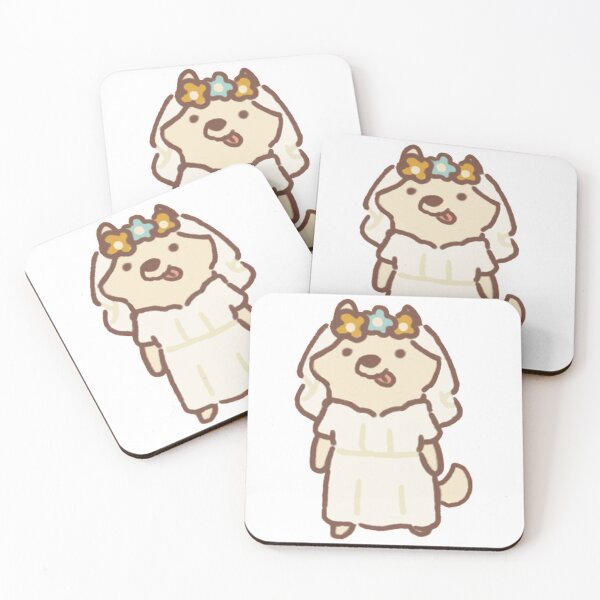 Artikelvorschau, Weiße Shiba-Braut entworfen und verkauft von GnatDesigns.