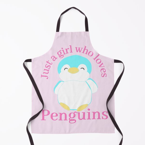 Artikelvorschau, Ein Mädchen, das Pinguine liebt kawaii Blue entworfen und verkauft von brendanre.