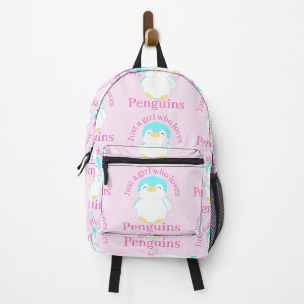 Item preview, A Girl Who Loves Penguins kawaii Blue designed and sold by brendanre.