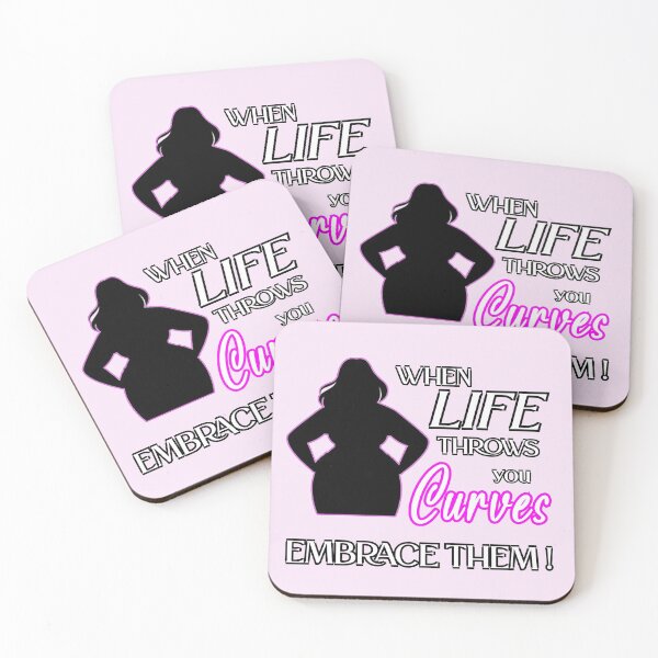 Item preview, when life you curves embrace them designed and sold by Havic  Tees.