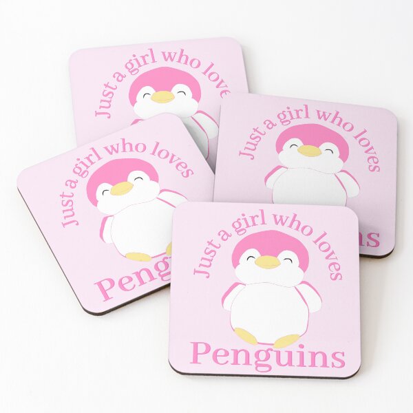 Item preview, Girl Who Loves Penguins kawaii pink designed and sold by brendanre.