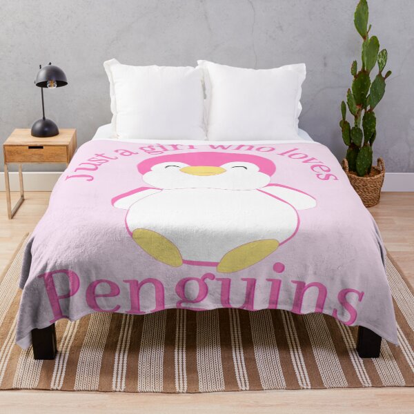 Item preview, Girl Who Loves Penguins kawaii pink designed and sold by brendanre.