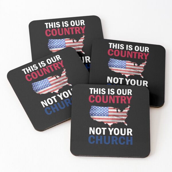 Item preview, This Is Our Country Not Your Church, American Flag designed and sold by Simoakn.