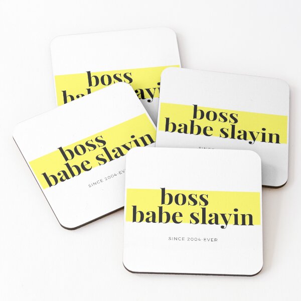 Item preview, Boss babe slayin yellow since 2004 ever designed and sold by Ahmer Qureshi.