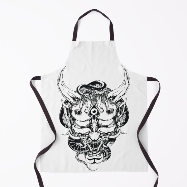 Item preview, Hannya  Mask Outline designed and sold by MaddFictional.