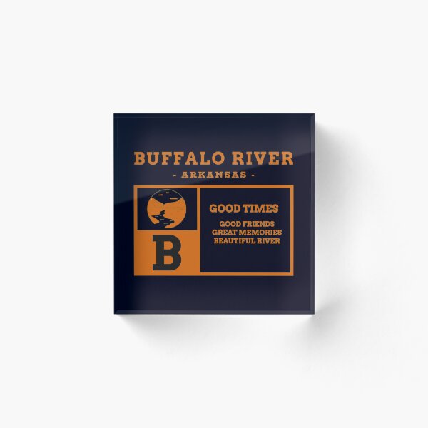 Aperçu de l'œuvre Buffalo River Arkansas Bons moments créée et vendue par SoloDesignCo.