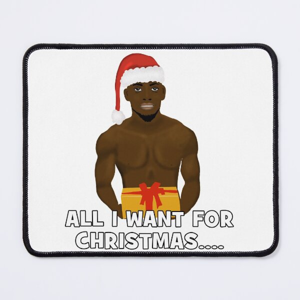 Item preview, Sexy African American Man With Santa Hat Christmas designed and sold by blackartmatters.
