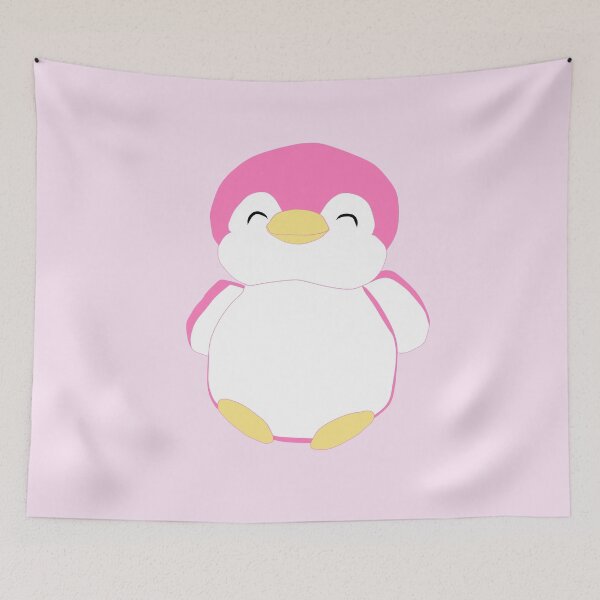 Artikelvorschau, Rosa kawaii Pinguin entworfen und verkauft von brendanre.