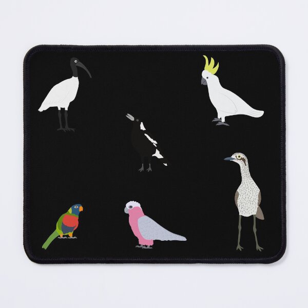 Item preview, Birds of Australia Pattern - Black designed and sold by Digitaldingo.