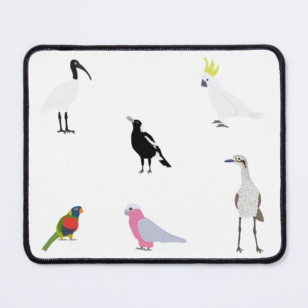 Item preview, Birds of Australia Pattern - White designed and sold by Digitaldingo.