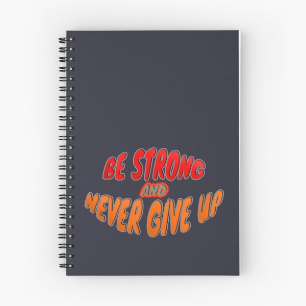 Item preview, Inspirational Motivator Typography Design: "Be strong and never give up" designed and sold by daracan.