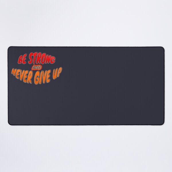 Item preview, Inspirational Motivator Typography Design: "Be strong and never give up" designed and sold by daracan.