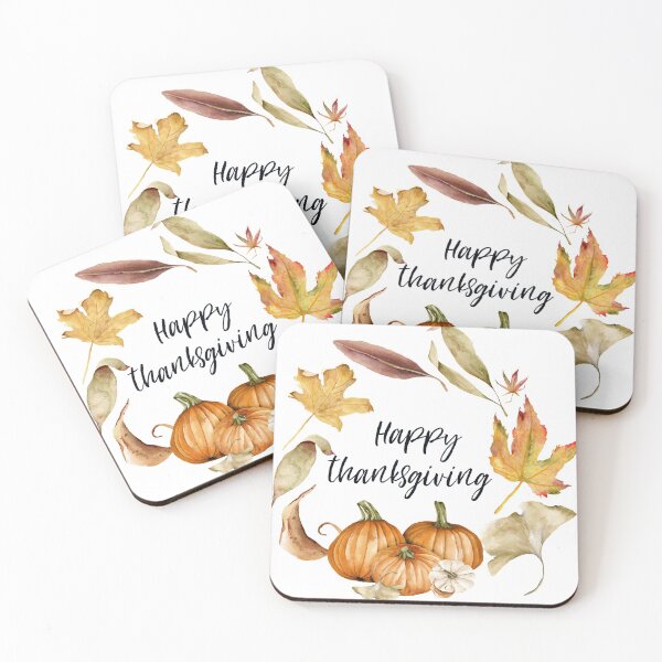 Item preview, Happy Thanksgiving, Autumn Greeting Card, Thanksgiving Fall Card, Thankful Card designed and sold by Dzhenka-Balimez.