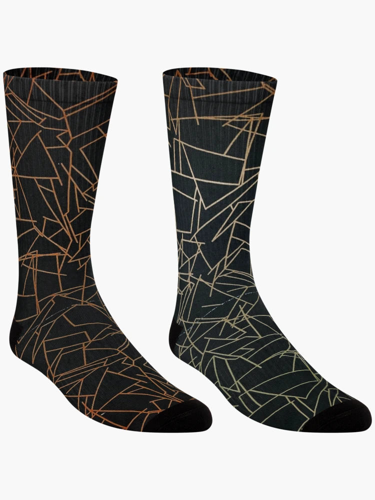 Thumbnail 3 of 5, Socks, Random Shapes Pattern designed and sold by COLDWEAR.