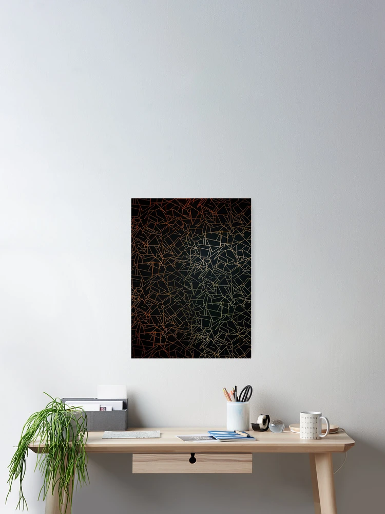 Thumbnail 2 of 3, Poster, Random Shapes Pattern designed and sold by COLDWEAR.