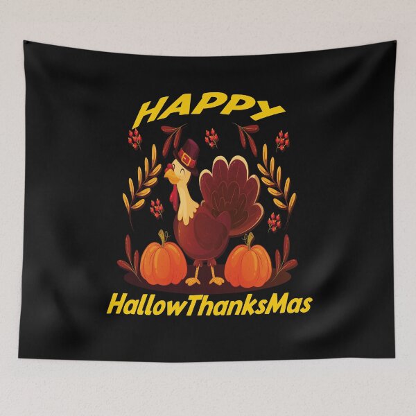 Item preview, feliz día de acción de gracias Feliz Hallowthanksmas Halloween regalo de ACCIÓN DE GRACIAS designed and sold by justbejoker.