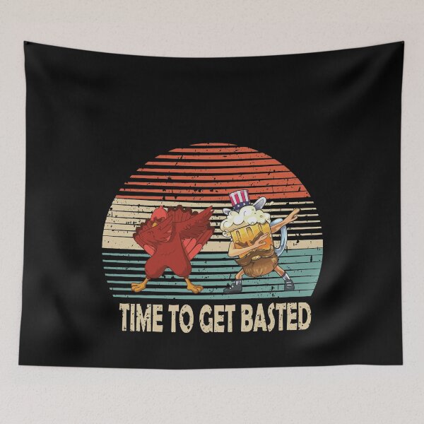 Item preview, Time To Get Basted Shirt - Let's Get Adult Turkey AND BEER DAPPING USA designed and sold by lovelystore200.