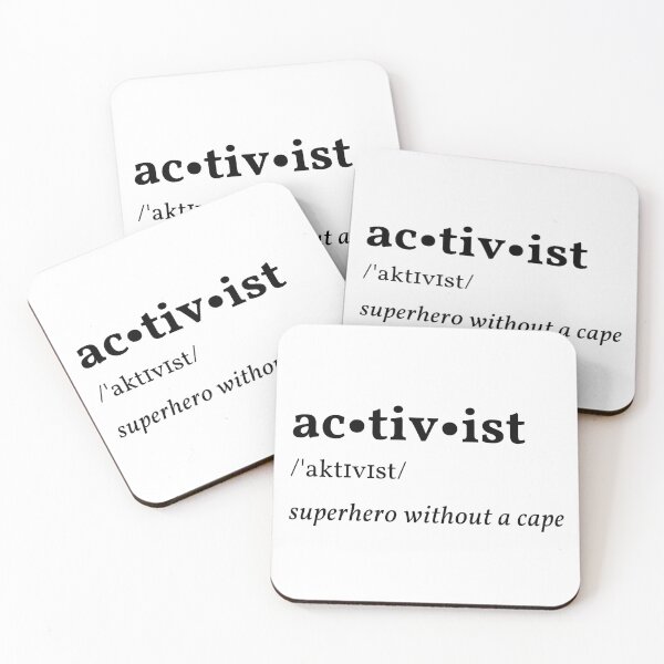 Item preview, Activist Superhero without a cape dictionary definition designed and sold by Ahmer Qureshi.