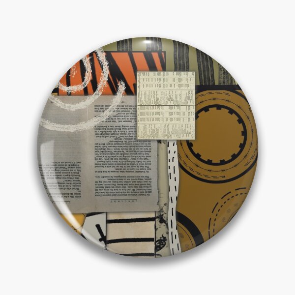 Item preview, Modern Mixed Media Collage Art designed and sold by NancyMerkle.