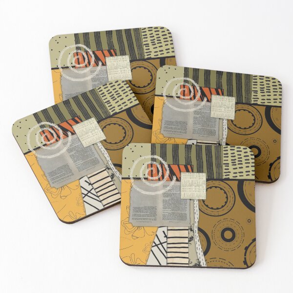 Item preview, Modern Mixed Media Collage Art designed and sold by NancyMerkle.