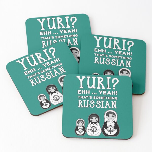 Item preview, Yuri is just another russian name, right   designed and sold by InsaneShirtGuy.