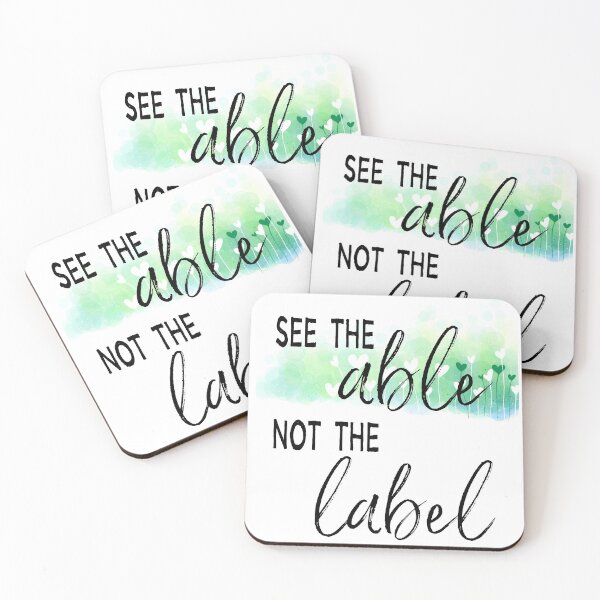 Item preview, See The Able Not The Label designed and sold by Martini-Four.
