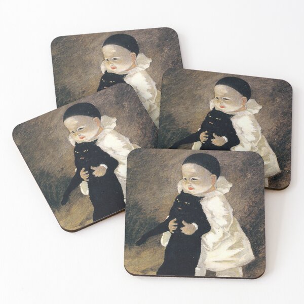 Item preview, Pierrot et le Chat (Pierrot and cat)  _Théophile Alexandre Steinlen Painter (1859-1923) designed and sold by HomeGallery.