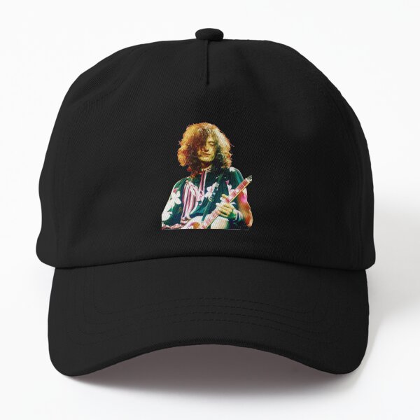 PAGE ´75 WEARING A FLORAL OUTFIT PLAYING GIBSON LES PAUL Dad Hat