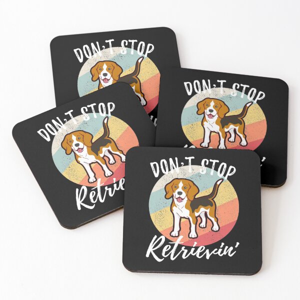 Item preview, Retro Don't Stop Retrievin' Beagle designed and sold by Zurickdesigns.