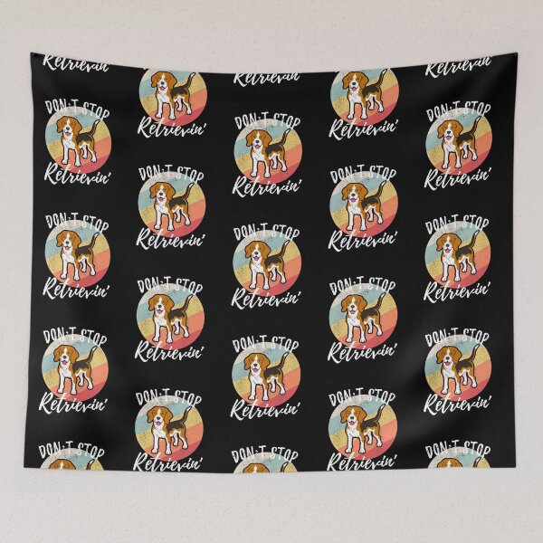 Item preview, Retro Don't Stop Retrievin' Beagle designed and sold by Zurickdesigns.