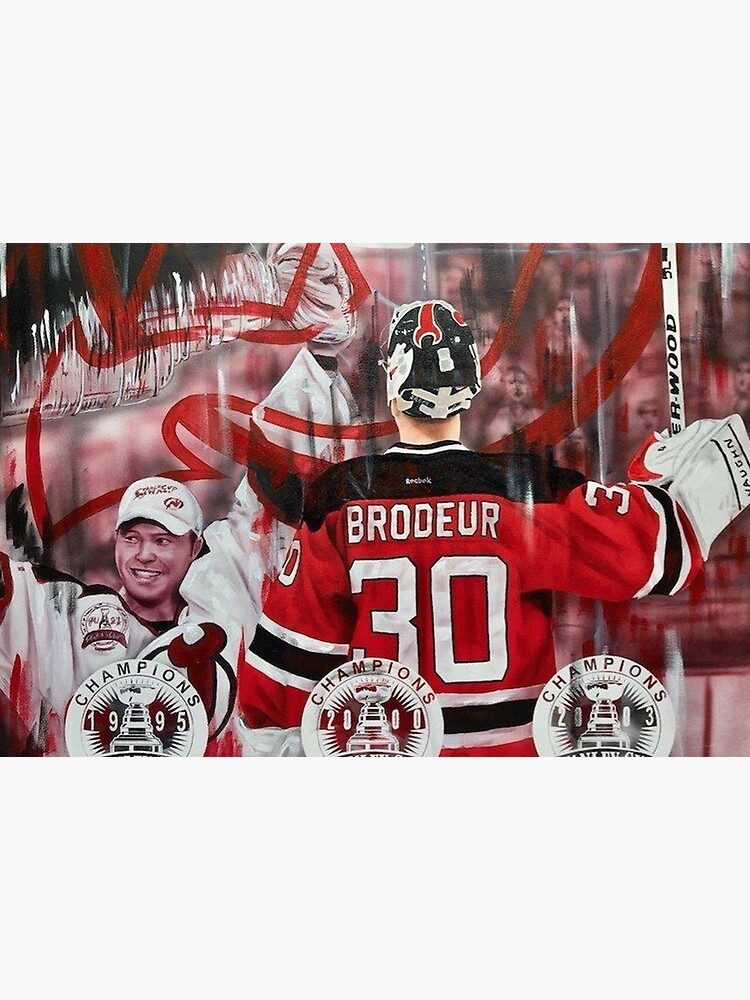 Martin Brodeur New Jersey Goalie Mask - New Jersey - Posters and Art Prints