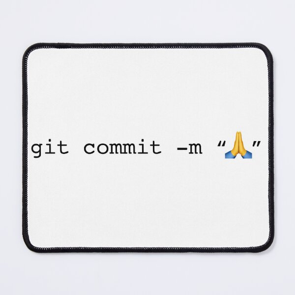 Item preview, git commit prayer hands emoji designed and sold by thomasesmith.
